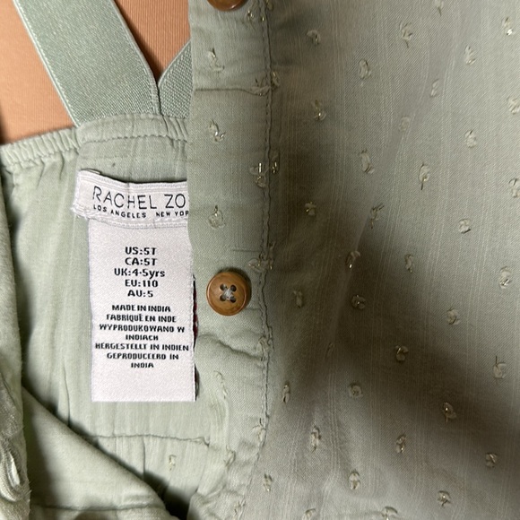Rachel Zoe Sage Overalls sz5T - Picture 2 of 5